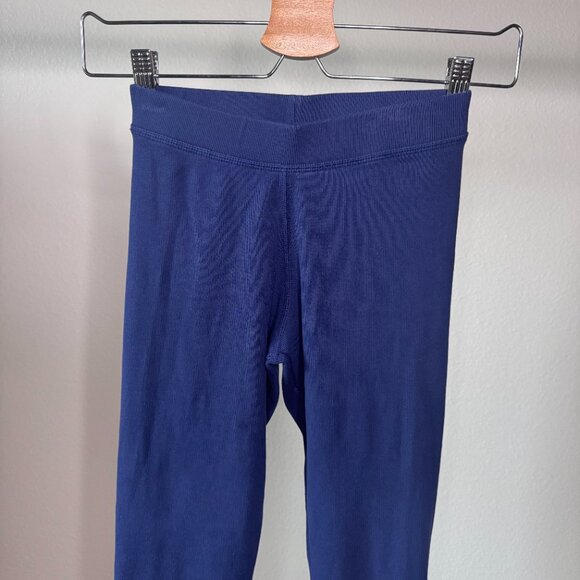 Hanna Andersson Girls Navy Ribbed Leggings Size 10 / 140 | Soft Cotton - Picture 7 of 11